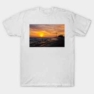 January daybreak on the beach. (2) T-Shirt